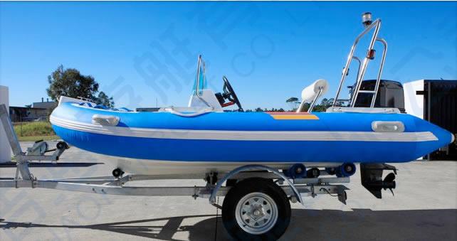 rib360b快艇高性能玻璃钢充气艇rib230橡皮艇2人渔船