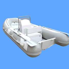 9米铝合金底壳橡皮艇rib390快艇硬底充气游艇rib船